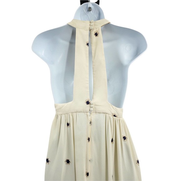 YOUNG INNOCENT BY ARPEJA WOMENS SIZE 7 HALTER PRINT MAXI DRESS - Picture 5 of 7